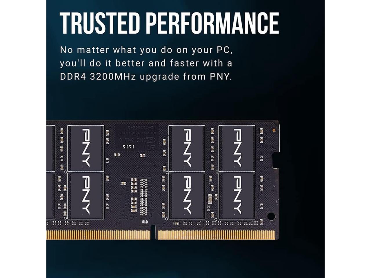 PNY 32GB 260-Pin DDR4 SO-DIMM DDR4 3200 (PC4 25600) Memory