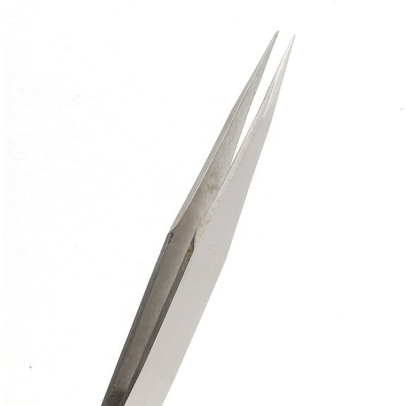 The Beadsmith Tweezers – 5 inches long – Smooth Tapering Tip with a Beveled Fine Point – Made of Stainless Steel - Precision Tool for Crafting and Jewelry Making