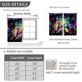 thumbnail image 6 of Video Games Kitchen Curtains 2 Panels Colorful Game Gamepad Short Cafe Curtains Decor for Dining Room Bedroom Bathroom Tier Curtains Over Sink Rod Pocket Window Drapes Treatment Decor 26x36 Inch, 6 of 6