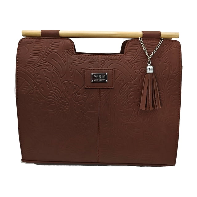 Bolso en Piel Vacuno Cincelada Fana Teresita Chedrón FANA BOLSOS Bolsa de Mano en Piel