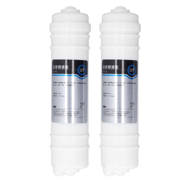 2PCS 10in Quick Connect Water Filter Hollow Fiber Ultra Filtration Filter Cartridge Replacement
