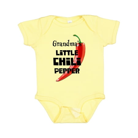 

Inktastic Grandma s Little Chili Pepper Gift Baby Boy or Baby Girl Bodysuit