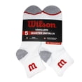 thumbnail image 1 of Tin Wilson para Hombre, Quarter Blanco 5 Pares Unitalla, 1 of 4