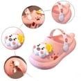thumbnail image 5 of WUANDIXFA Toddler Shoes Little Kid Clogs Slide Sandals for 0-8yrs Kids Unisex Girls Shoes and Boys Shoes Garden Shoes Cartoon Slides Slip-Resistance Sandals Beach Slippers (Pink, 9), 5 of 6