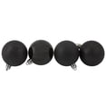 thumbnail image 6 of Northlight 24ct Shatterproof 4-Finish Christmas Ball Ornament Set 2.5" - Black, 6 of 8