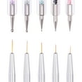 thumbnail image 6 of Double Ended Nail Design Brushes Gel Manicure Pen Polish Drill Interior Brush Set for, 6 of 9