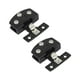 thumbnail image 2 of Bisagra de puerta de gabinete de vidrio de 2 piezas, abrazadera sin marco, fácil instalación, bisagra de armario de 90 degree, herrajes para muebles para vi Negro, 2 of 8