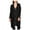 Black - richblack, variant on 1.STATE Womens Ruched Cardigan Sweater, Black, Small