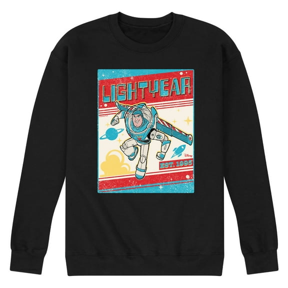 Disney - Toy Story 4 - Lightyear Est 1995 - Men's Crew Neck Fleece Pullover