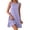 Purple, variant on Sevevn Women’s Sleeveless Casual Shift Dress Ruffle Hem Crew Neck Loose Fit Summer Mini Dress for Daily Wear Vacation Party Wine XL