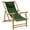 Green, variant on vidaXL Patio Deck Chair Sling Chair for Balcony Deck Porch Bamboo and Canvas
