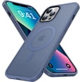 thumbnail image 1 of Funda magnética resistente para iPhone 12 Pro Max [Compatible con Magsafe] [Protección contra caídas de grado militar] Funda protectora translúcida y delgada a prueba de golpes para iPhone 12 Pro, 1 of 6