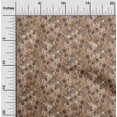 thumbnail image 2 of oneOone Polyester Spandex Brown Fabric Abstract Floral Sewing Craft Projects Fabric Prints By Yard 56 Inch Wide-2rb, 2 of 5