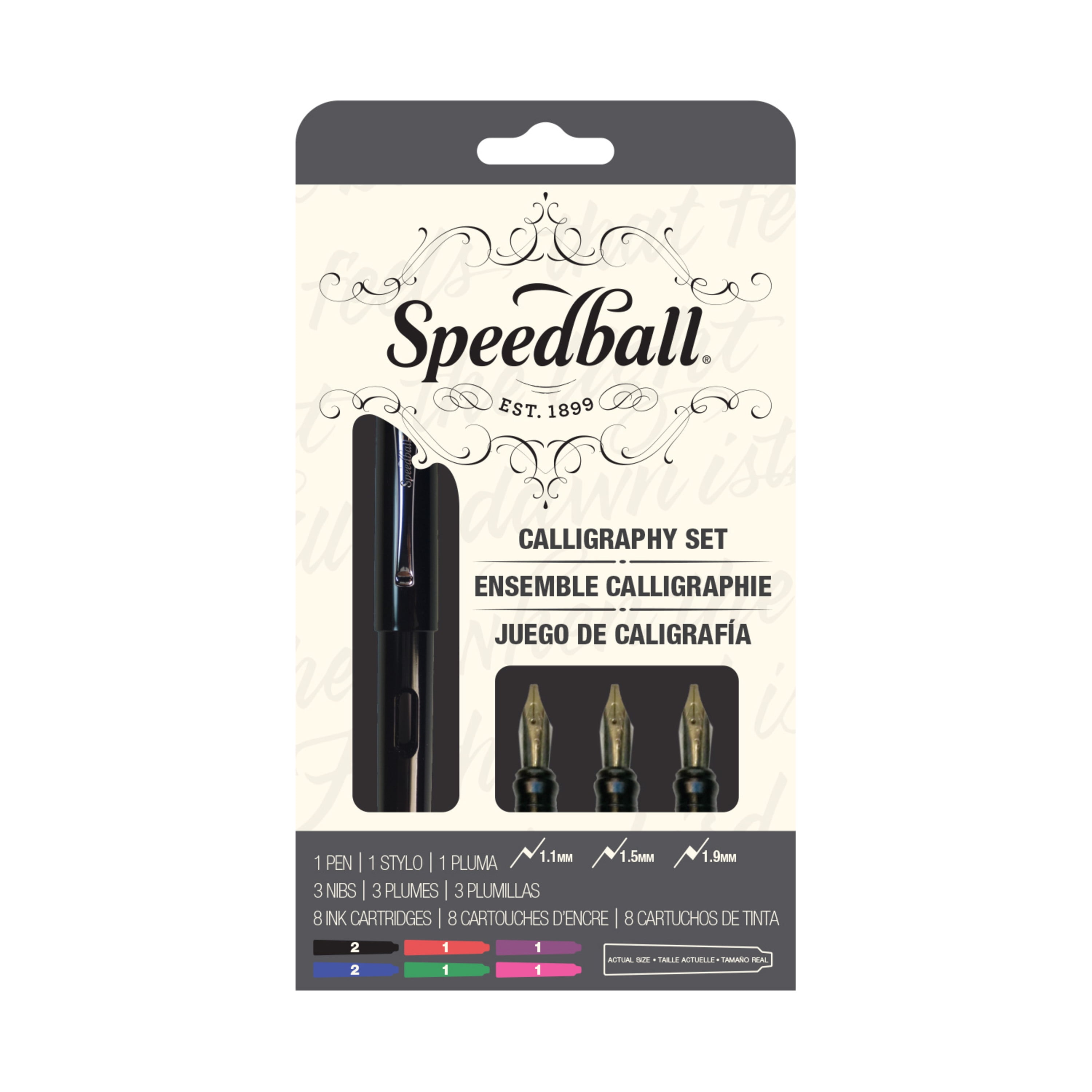 Speedball caligrafía Fountain Pen Set 