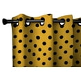 thumbnail image 6 of Grommet Curtain Polka Dots Print 56 Inch Wide, 6 of 11