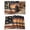 Brown, variant on Independence Day Placemats Set of 4 Farmhouse Retro Eagle Nature Scenery Place Mats Indoor Wipeable Table Mats Washable Cloth Dining Table Placemats for Kitchen Holiday Party Home Decor 13x19 Inch