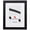 Black, variant on Craig Frames Confetti, 20x30 inch Modern Red Picture Frame Matted for a 16x24 Photo