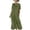 Army Green, variant on yillto Women's Dress Short Sleeve Crew Neck Summer Causal Beach Flowy Long Sundress with Pockets