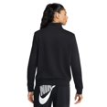 thumbnail image 2 of Women's Nike Sportswear Club Fleece Quarter-Zip Sweatshirt Color: Gray Heather Size: X LARGE, 2 of 5