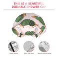 thumbnail image 3 of Kdxio Cute Armadillo Print Shower Cap for Women,Elastic and Reusable,Double Waterproof Layers Bathing Hat, 3 of 6