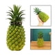 thumbnail image 3 of Figura de piña artificial, fruta falsa, centro de mesa para niños, juguetes y decoración del hogar. Verde 27x12cm, 3 of 9