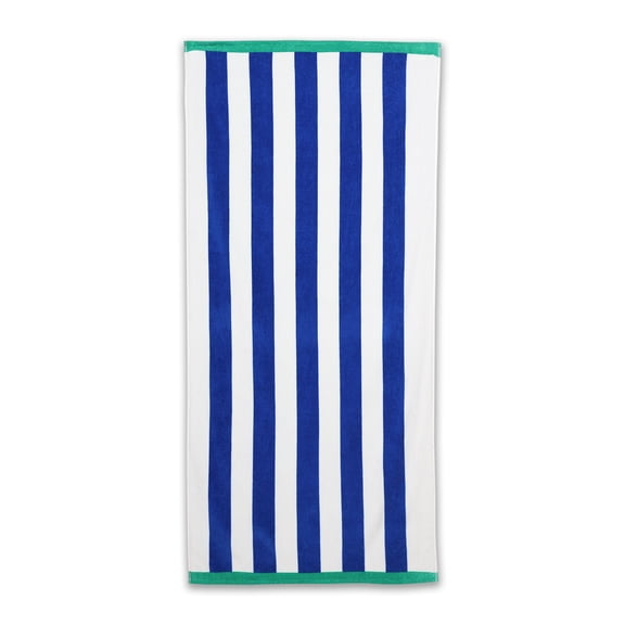 Cabana Beach Towel Royal Blue, Soft Absorbent 30 x 60 inches Cotton