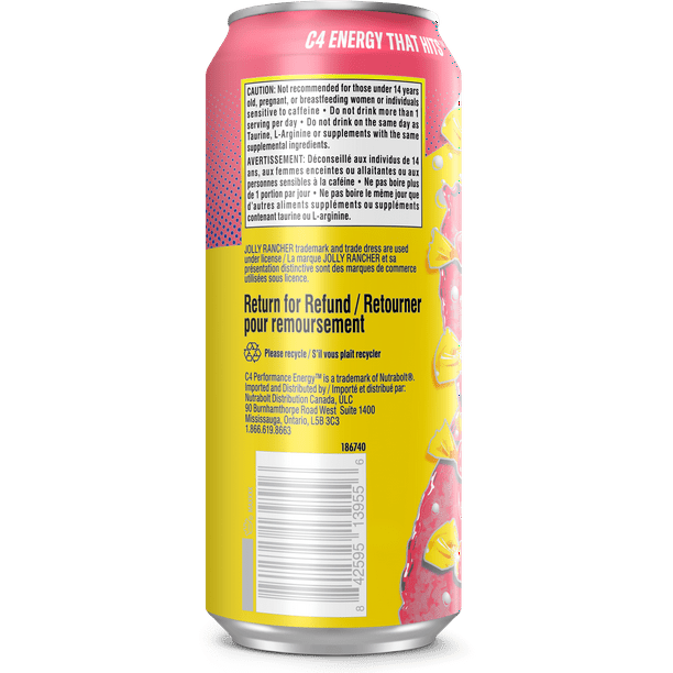 does c4 have l carnitine C4 Performance Energy Jolly Rancher Watermelon