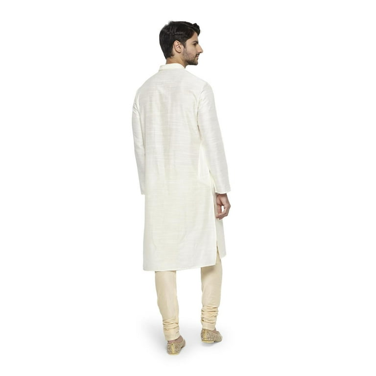 Plain white kurta pajama hot sale