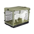thumbnail image 7 of Pet Gear The Other Door Steel Crate With Fleece Pad For Cats And Dogs Up To 90-Pounds, 42 Inch, Tan, 7 of 7