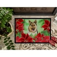 thumbnail image 3 of Carolines Treasures CK1302MAT German Shepherd Poinsettas Door Mat Indoor Rug or Outdoor Welcome Mat 18x27 Doormat  27"L, 3 of 4