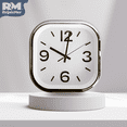 thumbnail image 3 of Reloj Análogo de Pared Cuadrado Plástico rosa, 3 of 9