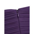 thumbnail image 6 of iEFiEL Women Ladies Chiffon One-shoulder Dress Long Evening Bridesmaid Prom Gown Dress, 6 of 7