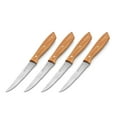 thumbnail image 3 of Gibson Home Seward Steak Knives Set, Stainless Steel, Set of 4, with Brown Wooden Handle, 3 of 5