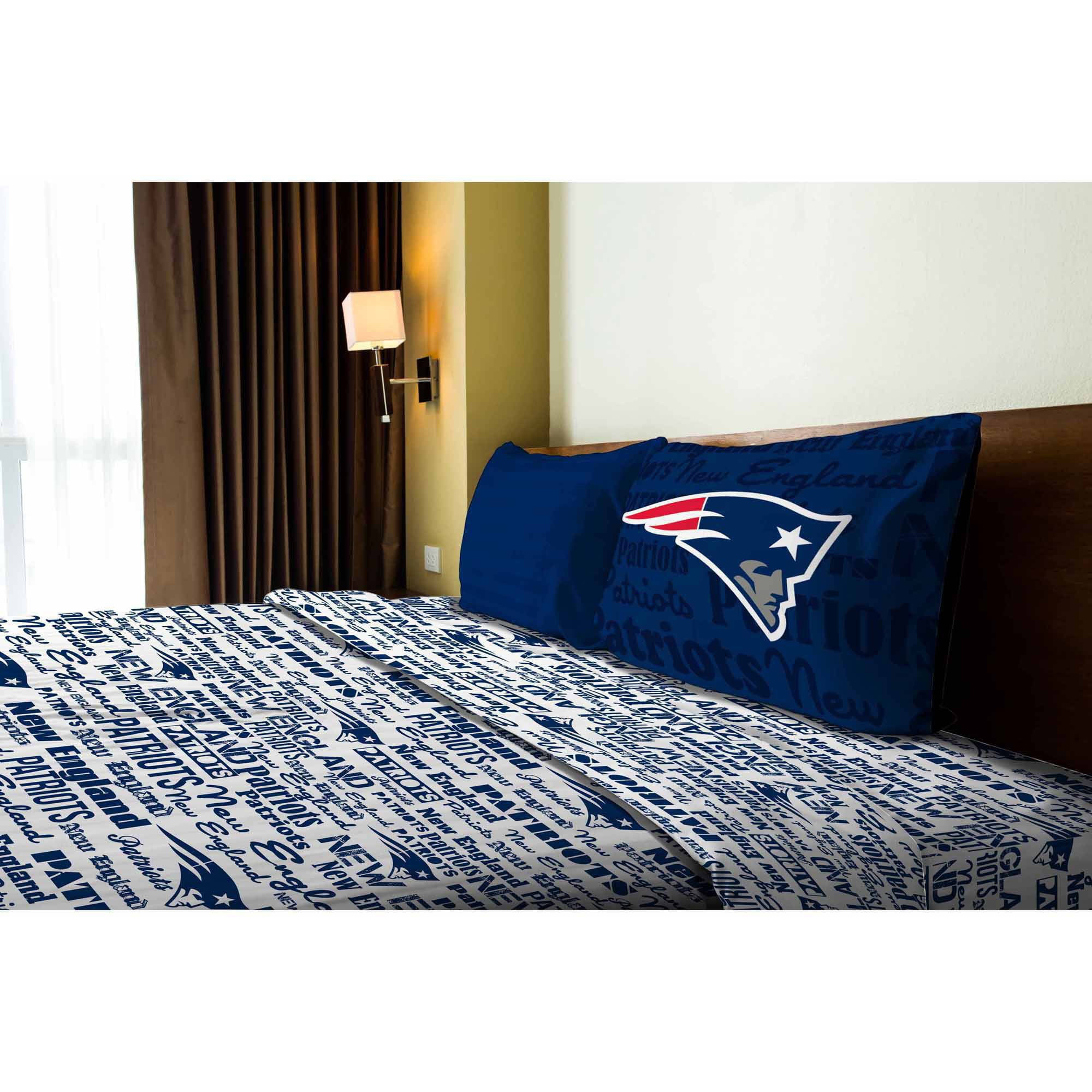 Nfl New England Patriots Sheet Set Com