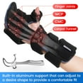 thumbnail image 3 of Velpeau Stroke Resting Hand Splint with Squeeze Stress Balls - Night Immobilizer Wrist Brace with Thumb Support - Finger Stabilizer Wrap for Muscle Atrophy, Arthritis, Carpal Tunnel Pain (Right-M), 3 of 8