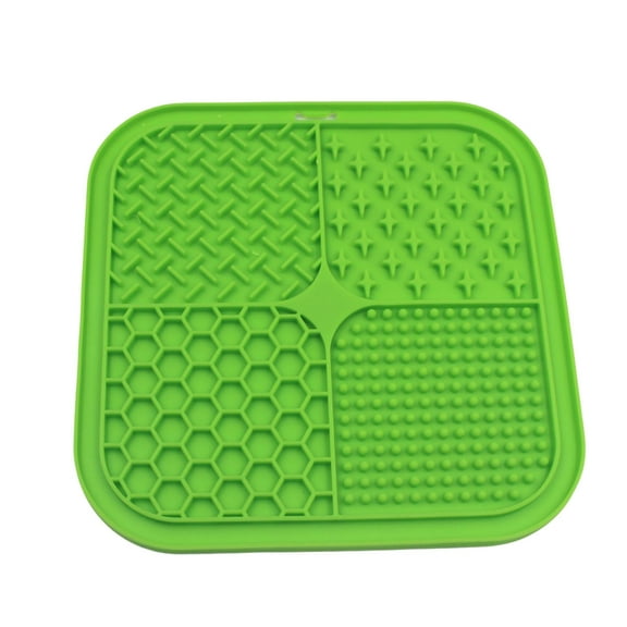 Interactive Pet Licking Mat Slow Feeder Bowl with Suction Cups for Dogs and Cats Anxiety Training Grooming and Mealtime