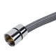 thumbnail image 2 of 59 Inch Nylon Braided Flexible Water Hose For Kitchen Pull Out Faucet Hose Gray Quick Connect Plumbing Hose Tube, 2 of 10