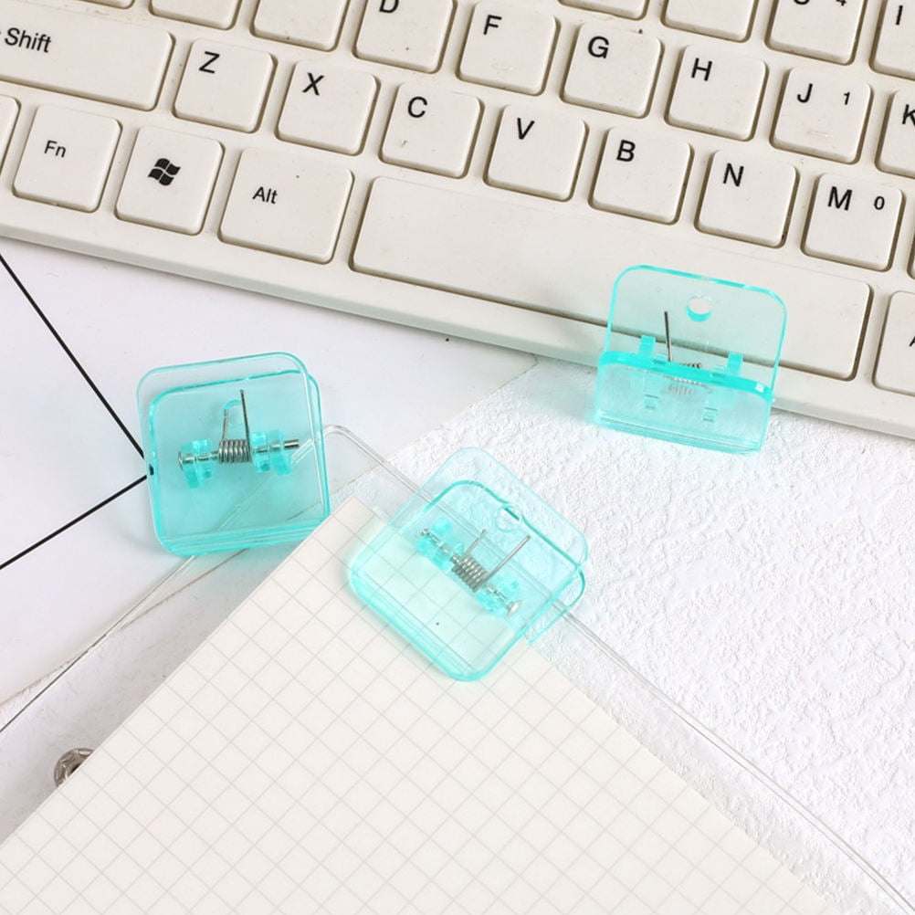 Worgeous 100 pcs Compact Photo Clips Files Documents Clips Party Photo Clamps Study Supplies Small File Clips Paper Clip Cute Office Supplies Binder Clip
