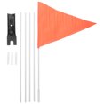thumbnail image 1 of Shisuyan 1 Set Atv Flag Fiberglass Rectangular High Visibility For Outdoor Activities, 1 of 8