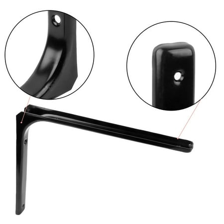 Countertop Metal L Shaped Wall Hanging Shelf Brackets Support