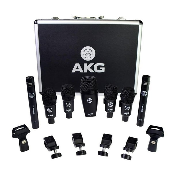 PAQUETE DE MICROFONOS PARA BATERIA DE 7 PZAS AKG DRUMSETSESSIONI