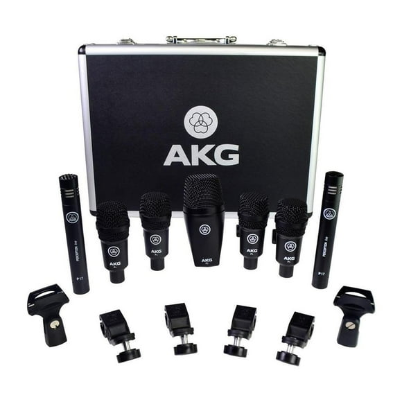 PAQUETE DE MICROFONOS PARA BATERIA DE 7 PZAS AKG DRUMSETSESSIONI