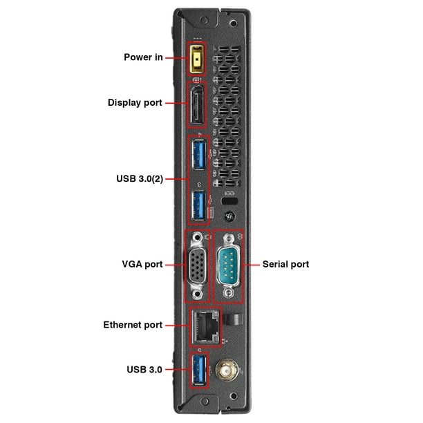 Lenovo ThinkCentre M93P Tiny Form Factor Business Desktop Computer, Intel  i5-4570T Processor up to 3.60 GHz, 16GB RAM,512GB SSD, WiFi, USB 3.0, VGA, 