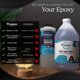 thumbnail image 2 of Kit de resina epóxica Promise Epoxy Deep Pour 3.5 L - Apta para alimentos, 2 of 7