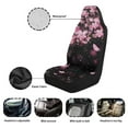 thumbnail image 6 of Yuyamidu Cherry Blossom Car Seat Covers Set Vehicle Front Seat Protection Pink Flowers Auto Interior Accessories Universal fit Most Car SUV Van Truck, 6 of 7