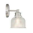 thumbnail image 2 of Trade Winds Addison 1-Light Wall Sconce in Brushed Nickel, 2 of 5