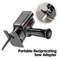 thumbnail image 4 of LOVEVER Portable Reciprocating Saw Adapter Electric Drill Jigsaw Power Tools Wood Cutter W8G3, 4 of 8