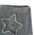 thumbnail image 5 of GiLiling Y2K Baggy Jeans for Kids Boys Girls, Vintage Wash Wide Leg Denim Pants, High Elastic Waist Casual Streetwear (Blue, 9-10 Years), 5 of 7