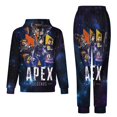thumbnail image 2 of Apex Legends Unisex Adult Sweatsuits Hoodie & Sweatpants Long Sleeve Hooded Sweatshirt Matching Joggers Tracksuit Sets 3XL, 2 of 9