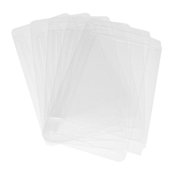 10pcs Clear Game Card Storage Accessories For SNES Game Cartridge Case Protective Sleeve Protector Cartridge Display